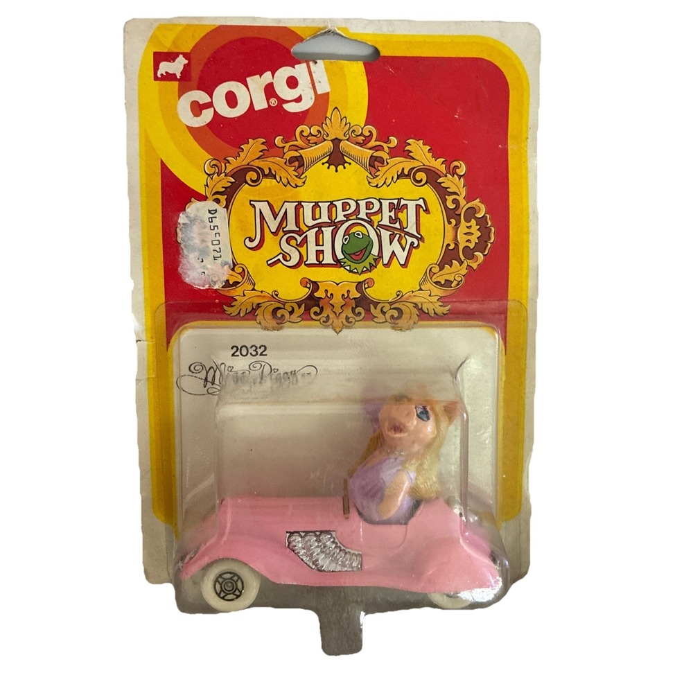 Corgi Miss‎ Piggy Die-Cast Car The Muppet Show 2032 Vintage 1979 *box damage